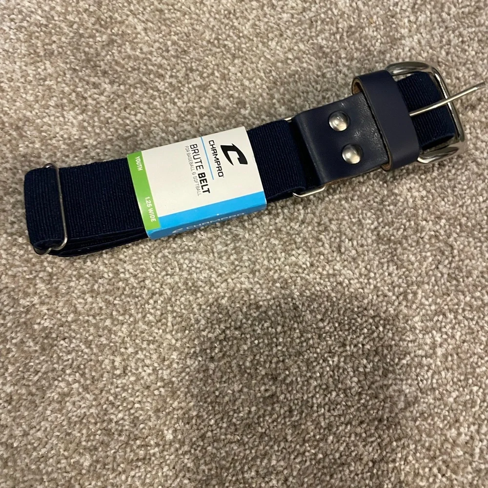 Champro NWT Navy Blue BASEBALL‎ kids Belt